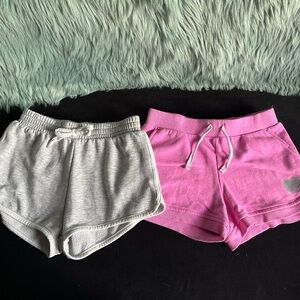btween Pink and Gray Athletic Shorts Girls size 8 Gym Summer Casual